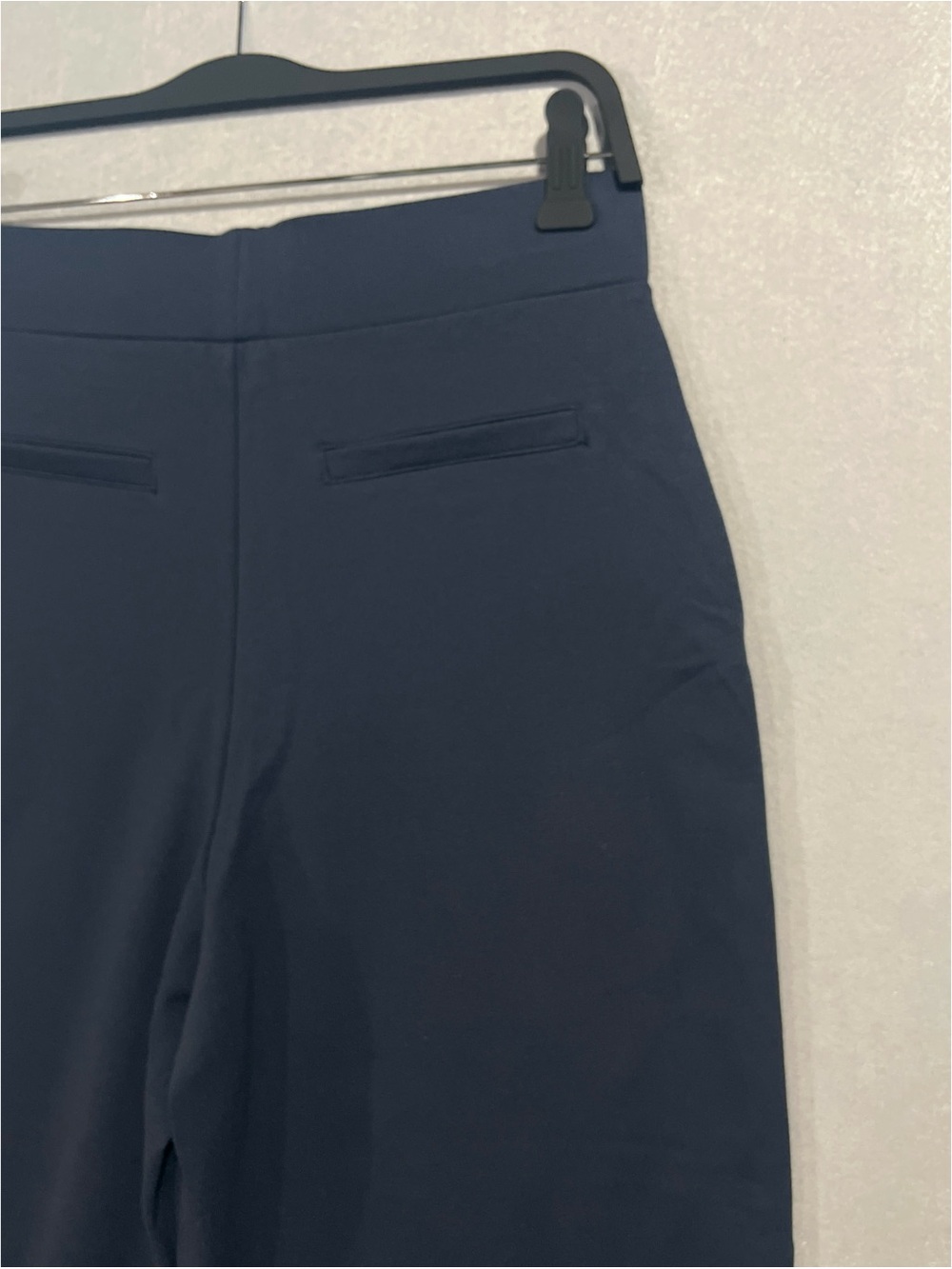 Quince Ultra-Stretch Ponte Wide Leg Pants Women’s Small Navy Blue - Picture 9 of 12